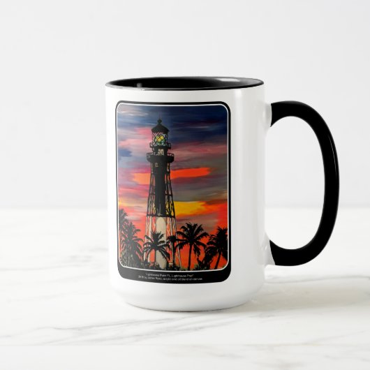 Mug 'Lighthouse Pop' sur un tableau (Droite)