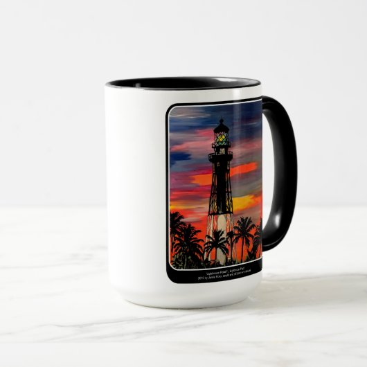 Mug 'Lighthouse Pop' sur un tableau (Devant droit)