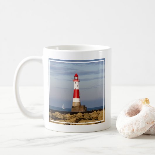 Mug Lighthouses | Beachy Head Lighthouse England (Avec donut)