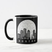 Mug Ligne aérienne du Massachusetts de Boston (Gauche)