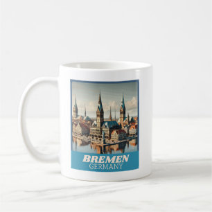Mug Ligne aérienne Retro Bremen