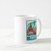 Mug Ligne aérienne Retro Leipzig (Devant droit)