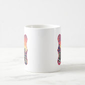 Mug Ligne aérienne Retro Sachsen (Centre)