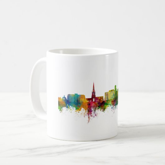 Mug Ligne aérienne Solihull England (Devant gauche)