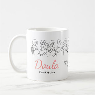 Mug Ligne artistique accouchement post-partum Sage-fem