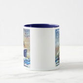 Mug Ligne blanche d'étoile (Centre)