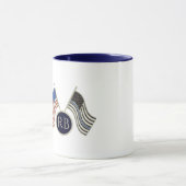 Mug Ligne bleue mince (Centre)
