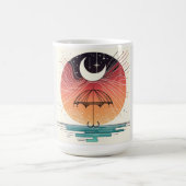 Mug Ligne Boho Surreal Moon & Umrella (Centre)