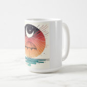 Mug Ligne Boho Surreal Moon & Umrella (Devant droit)