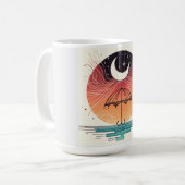 Mug Ligne Boho Surreal Moon & Umrella (Devant gauche)