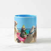 Mug Ligne Conga pour la fête des chiens (Centre)