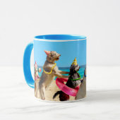 Mug Ligne Conga pour la fête des chiens (Devant gauche)