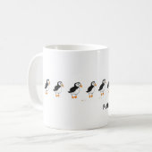 Mug Ligne danse de macareux (Devant gauche)