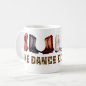 Mug Ligne danse de pays de PIÈCE EN T (Devant gauche)