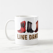Mug Ligne danse de pays de PIÈCE EN T (Gauche)