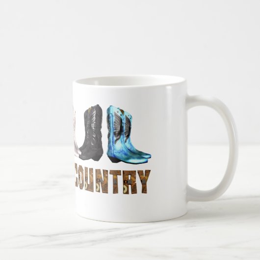 Mug Ligne danse de pays de PIÈCE EN T (Droite)