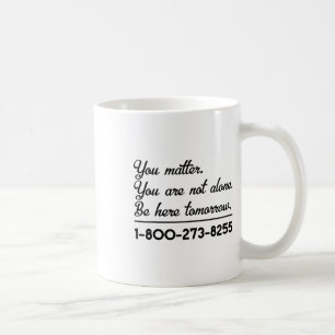 Mug Ligne d'assistance au suicide - Sensibilisation au