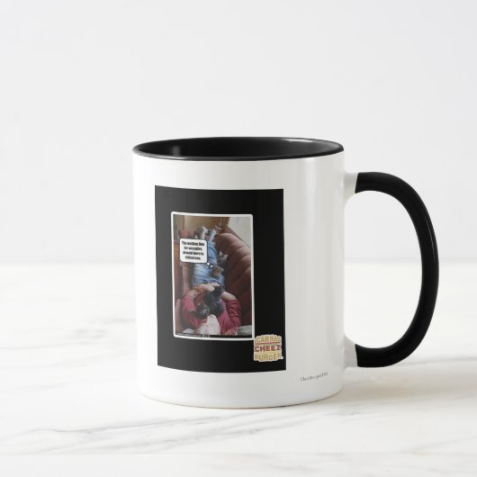 Mug Ligne d'attente pour des câlins (Droite)