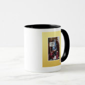 Mug Ligne d'attente pour des câlins (Devant droit)