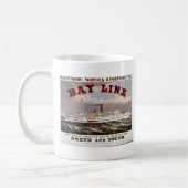 Mug Ligne de baie - la grande ligne traversante (Gauche)
