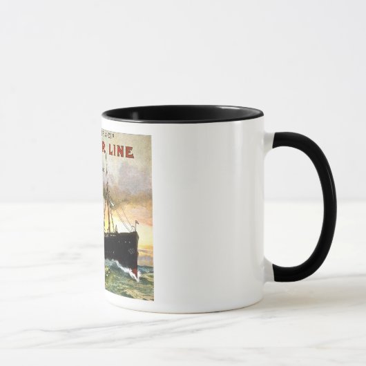 Mug Ligne de Batavier - Vintage voyage (Droite)