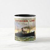 Mug Ligne de Batavier - Vintage voyage (Centre)