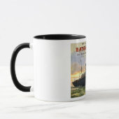 Mug Ligne de Batavier - Vintage voyage (Gauche)
