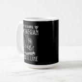 Mug Ligne de croisière norvégienne d'origine - Voyage (Devant gauche)