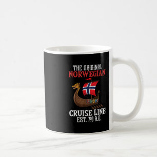 Mug Ligne de croisière norvégienne drôle