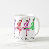 Mug Ligne de danse highland écossaise (Devant droit)