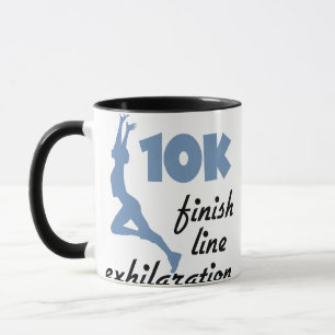 Mug Ligne de finition bleue 10 000