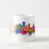 Mug Ligne de Providence Rhode Island (Devant gauche)