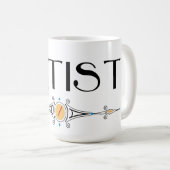 Mug Ligne décorative Artiste (Devant droit)