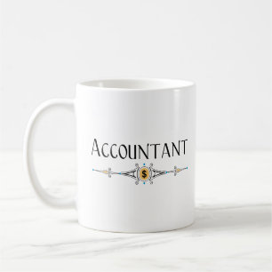 Mug Ligne décorative comptable