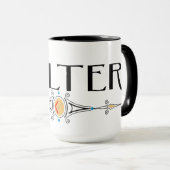 Mug Ligne décorative de chaudière (Devant droit)