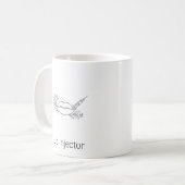 Mug Ligne d'injection des lèvres Art esthétique Infirm (Devant gauche)