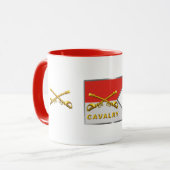 Mug Ligne directrice sur les sabres croisés de la cava (Devant gauche)