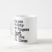 Mug Ligne Fingers (Devant gauche)