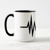 Mug Ligne indicatif d'appel de fréquence de (Gauche)