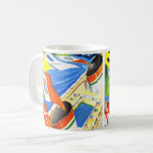 Mug Ligne italienne ~ Sous ce drapeau (Devant gauche)