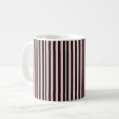 Mug ligne noire et rose (Devant gauche)