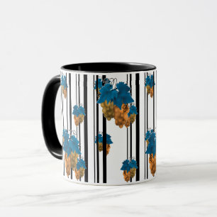 Mug Ligne rayée de fruit de raisin de dessin animé abs