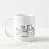 Mug Ligne Skyline Stylisée Atlanta Georgia (Gauche)