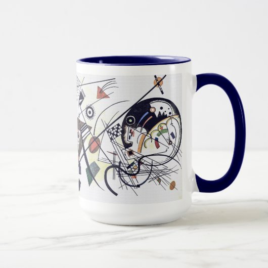 Mug Ligne transversale - Kandinsky (Droite)