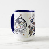 Mug Ligne transversale - Kandinsky (Devant gauche)