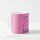 Mug Ligne Tulip Moderne Illustration Originale Pour El (Devant gauche)