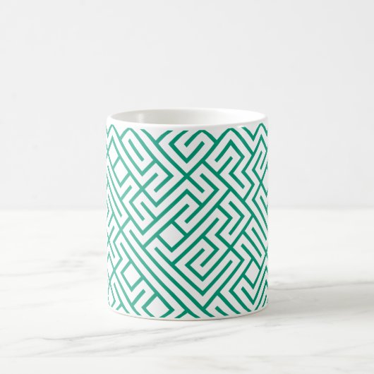 Mug Lignes à carreaux 10 IMPRIMER générative (ligne Em (Centre)
