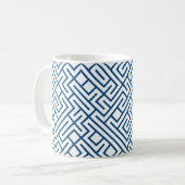 Mug Lignes à carreaux 10 IMPRIMER générative (lignes b (Devant gauche)