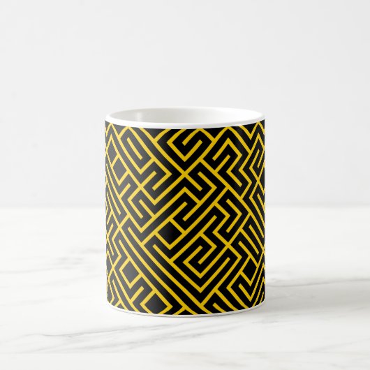 Mug Lignes à carreaux 10 IMPRIMER générative (lignes j (Centre)