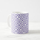 Mug Lignes à carreaux 10 IMPRIMER générative (lignes v (Devant gauche)